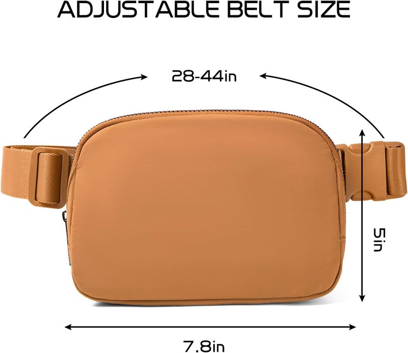 Gitus Belt Bag for Women Fanny Pack Crossbody Bags for Women Fashion Waist Packs with Adjustable Strap Gifts for Teenage Girls Women Men (Yellow) - Image 3